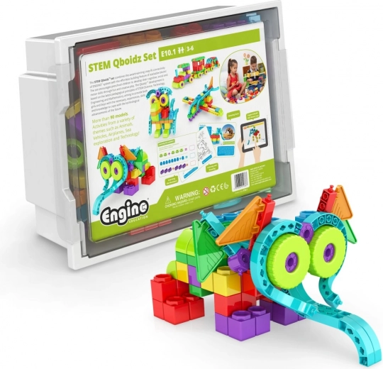 engino stem qboidz kit de démarrage – 1238 pièces