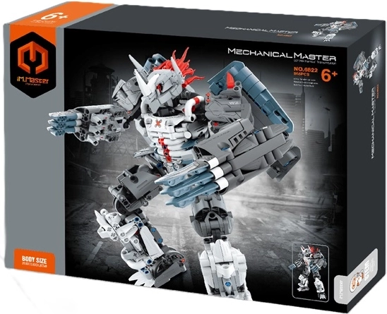 Mechanical Master jeu de construction robot de combat gris (965 pièces)