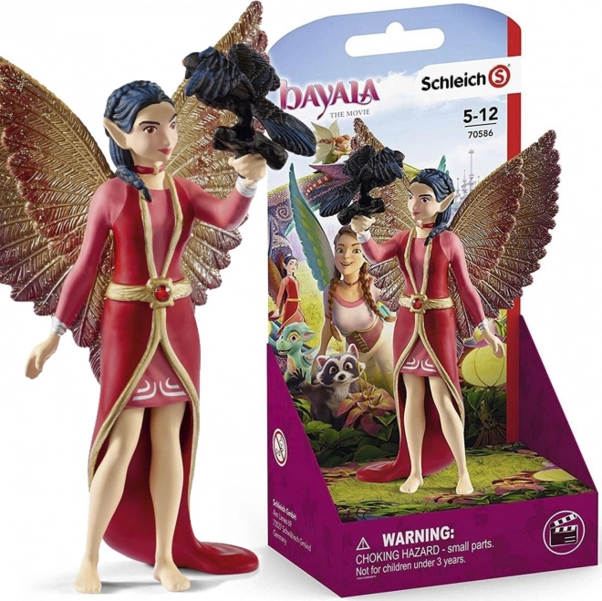 Schleich bayala nuray et le corbeau munyn figurine