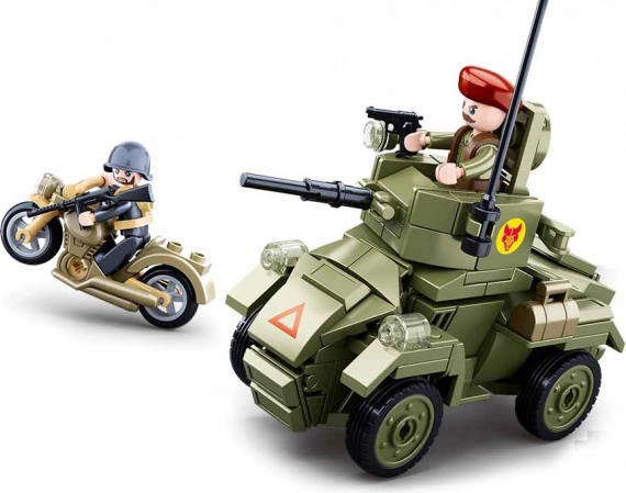 Sluban Seconde Guerre mondiale petit blindé set de construction