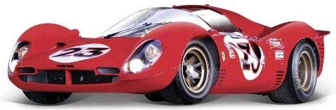 Modèle de voiture de course Ferrari 330 P4 Daytona à l’échelle 1:24