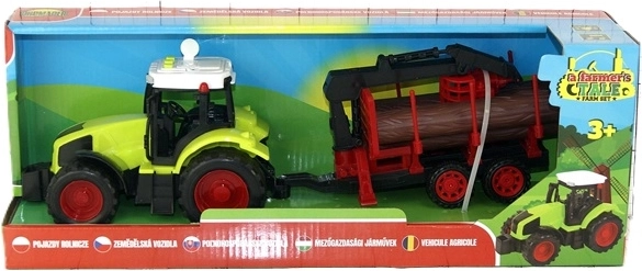 Tracteur agricole pour enfants avec sons et remorque