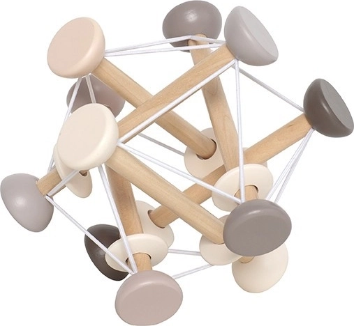 JABADABADO balle interactive en bois naturelle - 1 pièce