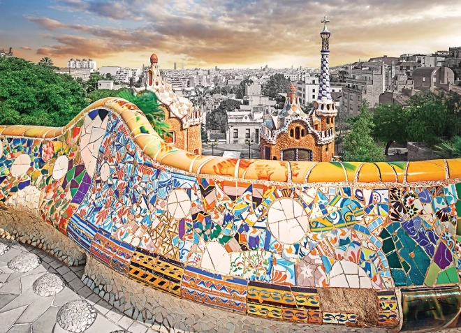EUROGRAPHICS Puzzle Barcelone - Parc Güell 1000 pièces