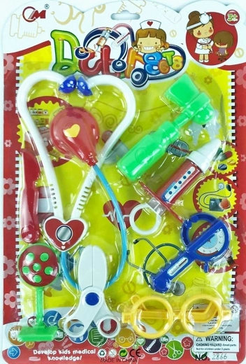 Kit de médecin pour enfants avec seringue, 8 pièces