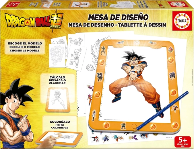 Coffret créatif avec tablette lumineuse DRAGON BALL EDUCA