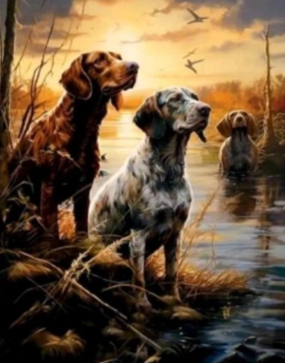 Peinture diamant Marais 30 × 40 cm