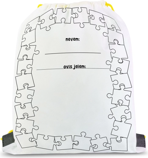 Sac à colorier pour chaussures d’intérieur avec 4 feutres