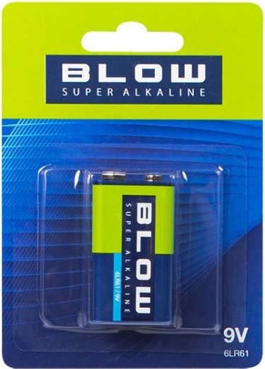 Pile super alcaline BLOW 9V (6LR61/6F22) - 1 pièce