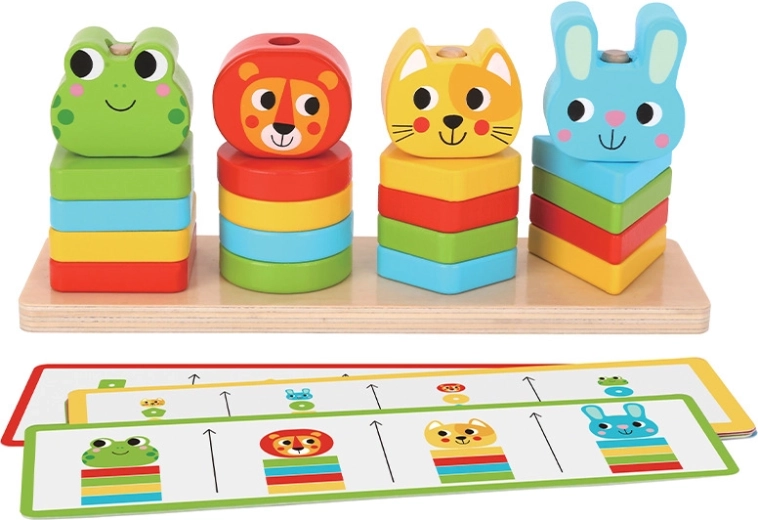 Babu jeu éducatif en bois animaux