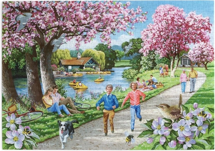 Puzzle House of Puzzles Quand les pommiers fleurissent, 1000 pièces