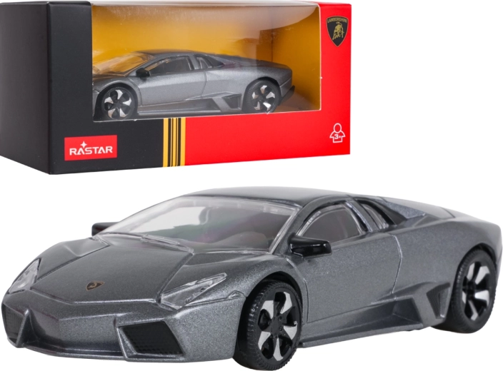 Modèle métallique Lamborghini Reventón RASTAR à l’échelle 1:43, gris