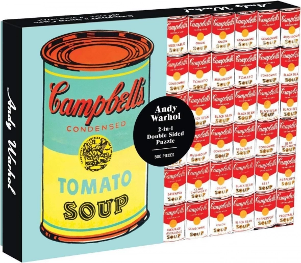 Puzzle recto-verso Andy Warhol Campbell's Soup 500 pièces