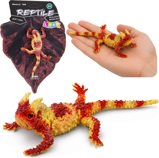 Figurine réaliste en caoutchouc de lézard à queue épineuse diabolique 14 cm