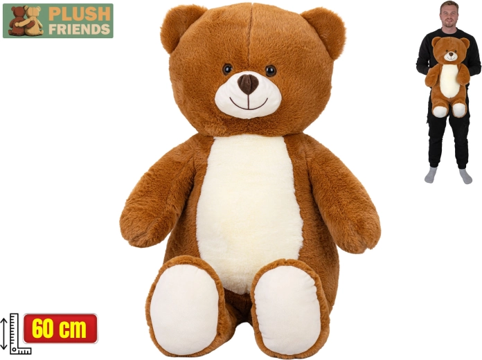 Ours en peluche assis 60 cm Plush Friends