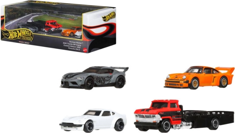Hot Wheels Premium Collector – coffret de 4 voitures