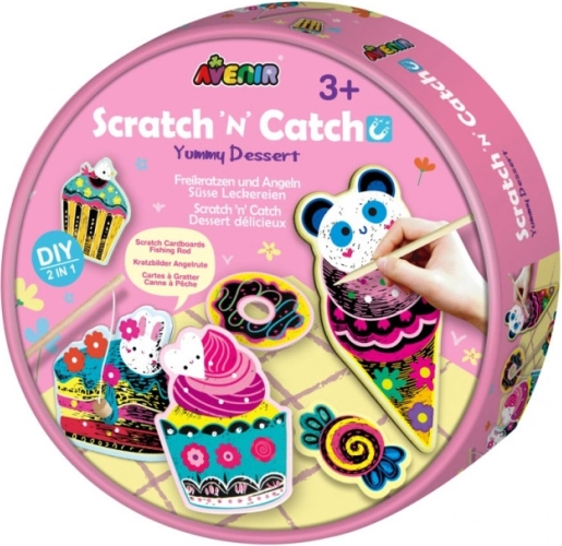 Cartes à gratter – délicieux dessert Scratch ’n’ Catch