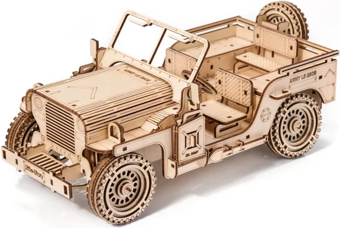 Little Story puzzle 3D en bois véhicule militaire