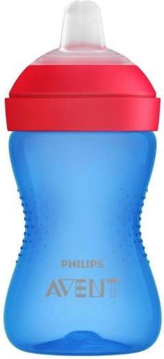 Gobelet Philips Avent Grippy avec embout souple 300 ml bleu