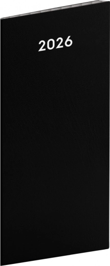 Agenda de poche noire 2026