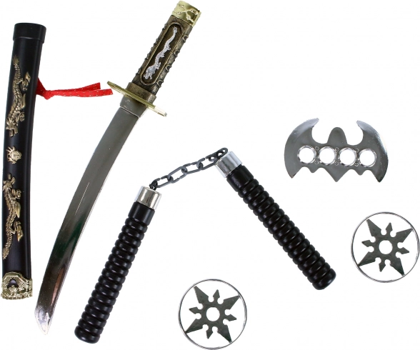 Ensemble de jouets Ninja avec katana