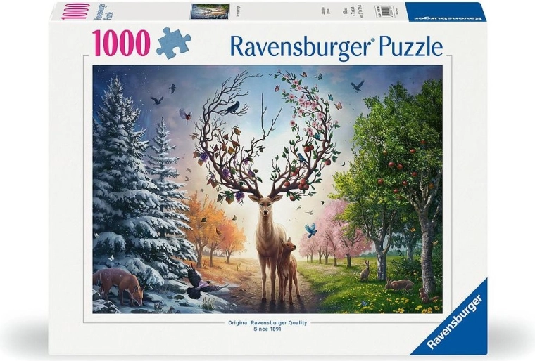 Puzzle Ravensburger Cerf magique, 1000 pièces