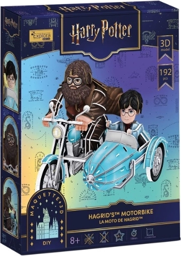 Puzzle 3D CubicFun Harry Potter – la moto de Hagrid