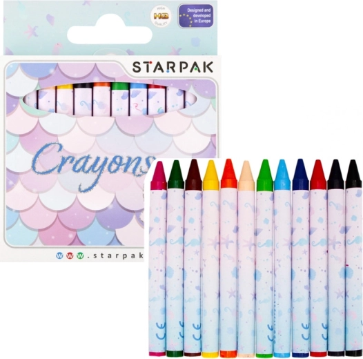 Crayons de cire sirène - 1 set