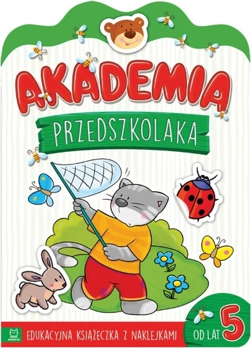 Académie du préscolaire dès 5 ans – livre éducatif avec autocollants
