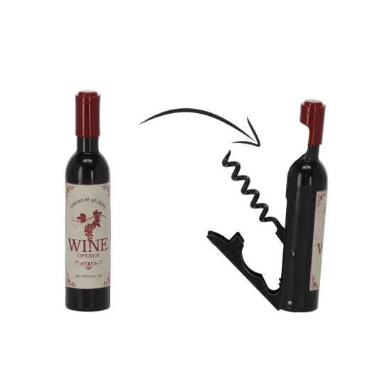 Tire-bouchon avec aimant en forme de bouteille