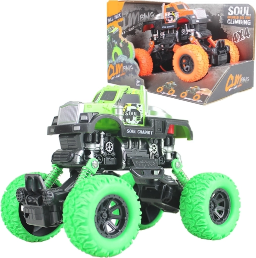Voiture tout-terrain à rétrofriction 1:36 au design graphite