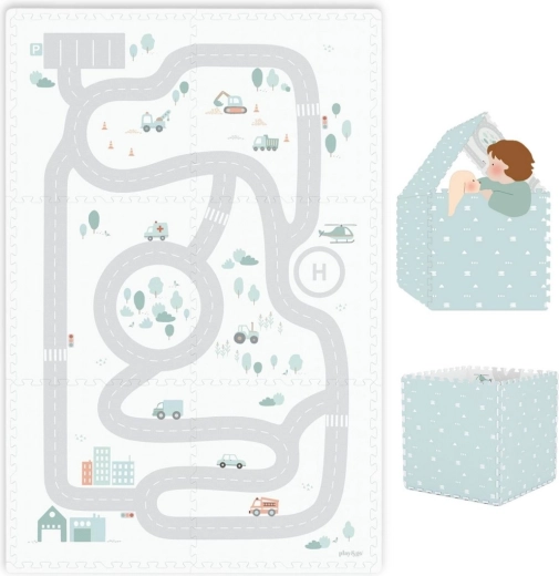 Play&Go tiloo eevaa tapis de jeu et maisonnette road