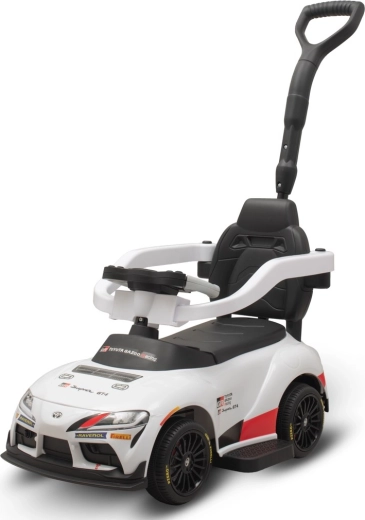 Porteur pour enfant avec barre de guidage Toyota GR Supra GT4 Baby Mix blanc