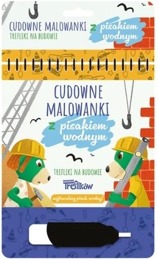 Trefliki sur le chantier – coloriage magique avec feutre à eau