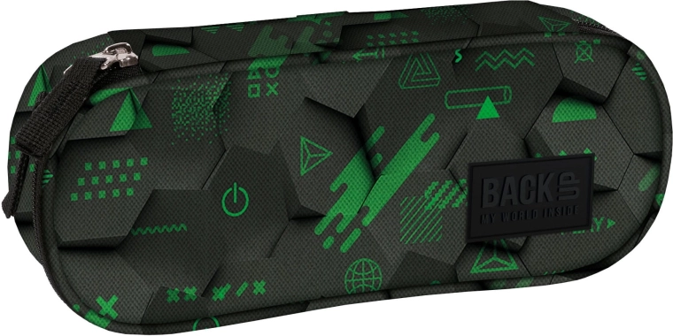 Trousse scolaire type étui BackUP gaming géométrie - 1 pièce