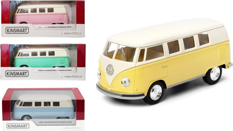 Volkswagen Bus classique 1962 1:32 modèle en métal PULL-BACK