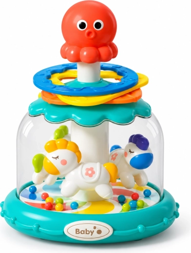 Chipolino carrousel avec anneaux Poulpe