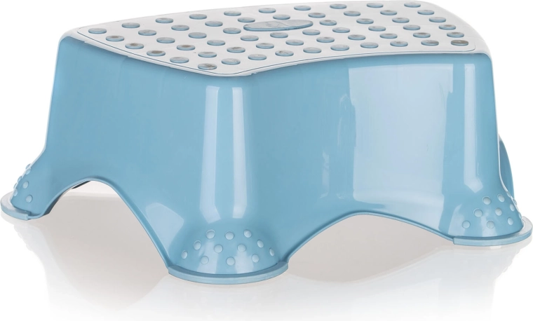 Tabouret pour enfants antidérapant 40,5 × 28,5 × 14 cm – bleu