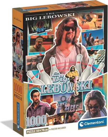 Clementoni puzzle Films cultes : The Big Lebowski 1000 pièces