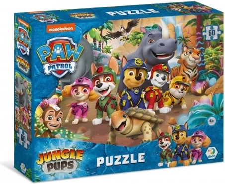 Puzzle Pat' Patrouille – jungle, 60 pièces