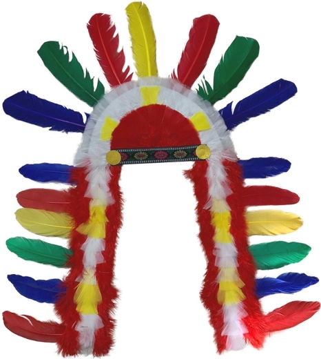 Coiffe de carnaval Indien