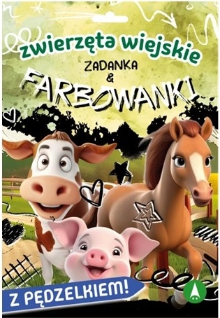 Énigmes et coloriages à l’eau – Animaux de la ferme