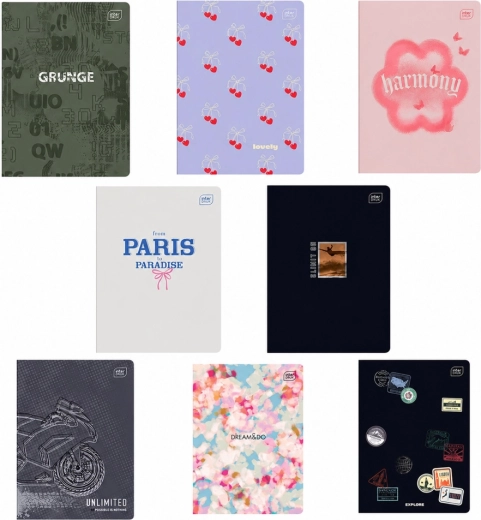 Cahier scolaire A5 quadrillé avec marge 60 feuilles Interdruk - 1 pièce