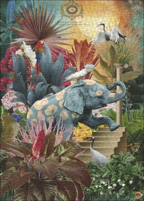 Puzzle HEYE Fauna Fantasies : Fantaisie d’éléphant 1000 pièces