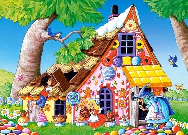 Puzzle 120 pièces Hansel et Gretel