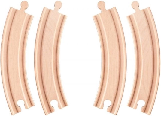 Courbes ferroviaires – longues (4 pcs)