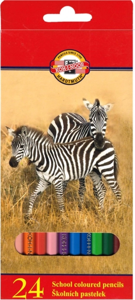Set de crayons de couleur KOH-I-NOOR 24 pcs