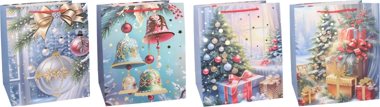 Sac cadeau de Noël de taille moyenne - 1 pièce