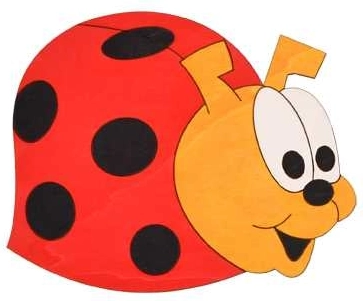 Moyenne décoration en bois Coccinelle