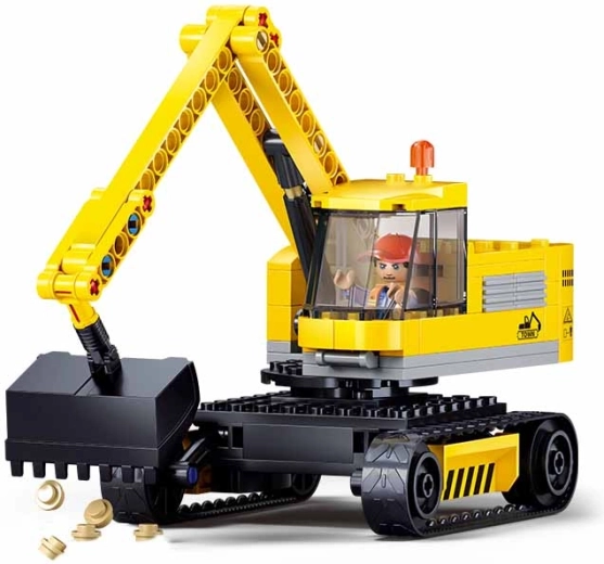 Sluban Ville pelle sur chenilles